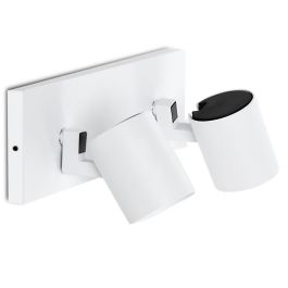 Lumiastra Aplique de Pared Orientable 2xGU10 Blanco Aluminio Interior Tiendas Hogar Precio: 25.4999998. SKU: B1KABQXTEW