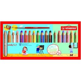 Lapices De Colores Stabilo Woody 3 En 1 Pastel Estuche De 18 (Incluye Sacapuntas) Precio: 37.50000056. SKU: B1FNXM3PH7
