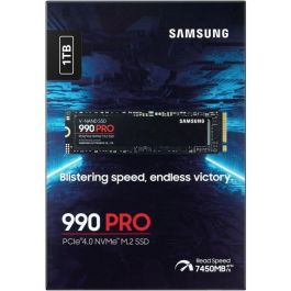 Disco SSD Samsung 990 PRO 1TB/ M.2 2280 PCIe 4.0/ Compatible con PS5 y PC/ Full Capacity