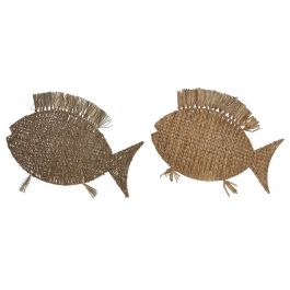 Decoracion Pared Mediterraneo DKD Home Decor Natural 5 x 50 x 63 cm (2 Unidades)