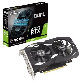 ASUS DUAL-RTX3050-O6G Tarjeta Gráfica GeForce RTX 3050 6GB GDDR6 OC