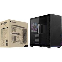 GIGABYTE GB-AC400G Torre Midi PC Negro ATX/Micro ATX/Mini-ITX, Cristal Templado, Gaming, Iluminación RGB