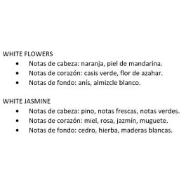 DKD Home Decor Spray Hogar 100 ml Transparente Amarillo White Flowers Larga Duracion 3 x 15 x 3 cm 6 Unidades