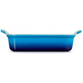 Le Creuset 71102262200001 Fuente para Horno Rectangular de Gres, 26 cm, Azure