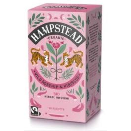 HAMPSTEAD Infusión Bio Rosa Mosqueta e Hibisco con Vitamina C, 20 Bolsitas Precio: 4.8900005. SKU: B18P4LYAWG