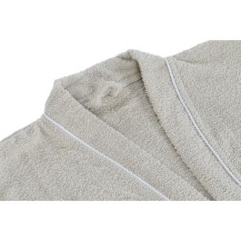 Albornoz Basicos DKD Home Decor Beige 1 x 123 x 68 cm Set de 2 Albornoz Basicos DKD Home Decor Beige 1 x 123 x 68 cm Set de 2