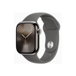 Apple Watch Series 10 GPS + Cellular Smartwatch 42mm Titanio Pantalla Retina Always On, Sensores Salud ECG, Monitor Deporte, 50m Sumergible