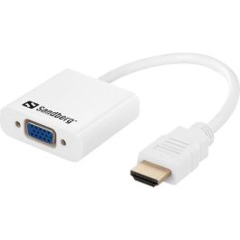 Sandberg HDMI a VGA+Audio Converter, Adaptador para conectar monitor VGA, con Audio y Alimentación USB Precio: 11.79000042. SKU: B1G6PM4CVW