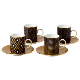 Set 4 Tazas Café Con P 80 Ml Neg Wedgwood