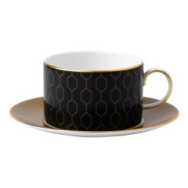 Set 4 Tazas Té Con P 180 Ml Negr Wedgwood