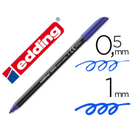 Edding Rotulador 1200 Punta Fibra Azul 0.5/1 mm para Escribir Dibujar y Bocetar Precio: 6.59000001. SKU: B1KKWSLTC7