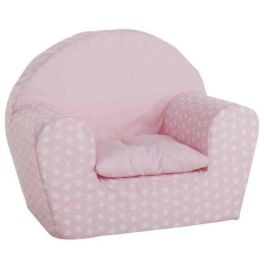 Sillon rosa estrellas con cojin 44x34x53 cm Precio: 28.05748. SKU: S2413257