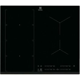 Electrolux EIV654 FLEX Placa de inducción modular 4 fuegos, 4 boosters, FlexiBridge, H²H, PowerSlide, 7350W, 60cm, Negra