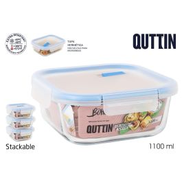 Inde Fiambrera Cuadrada Hermética 18.5 x 18.5 cm Colección Boho (6 Unidades)