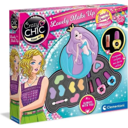 Clementoni 18642 Paleta de Maquillaje Sirene Crazy Chic