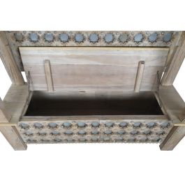 DKD Home Decor Banco Indio Natural Mango 190 x 54 x 215 cm