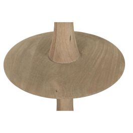 DKD Home Decor Lámpara de Pie de Mango y Lino 28 x 28 x 136 cm