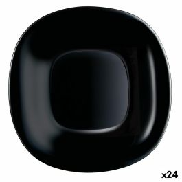 Plato de Postre Luminarc Carine Negro Vidrio (19 cm) (24 Unidades) Precio: 61.8899996. SKU: S2709013