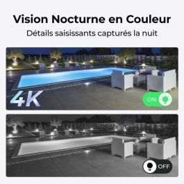 Reolink W330 Cámara IP de Seguridad Interior y Exterior WiFi y Cable 8MP 4K con Google Assistant Blanca