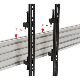 B-Tech System X Brazos Interfaz Universales - VESA 400, hasta 70", 70 kg, Negro