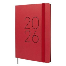 Agenda Anual (2026) Finocam Flexi Lisa Cosida Tapa Flexible Con Goma Fa5 148X210 S/V Rojo Precio: 11.49999972. SKU: B1EJGTDYQT