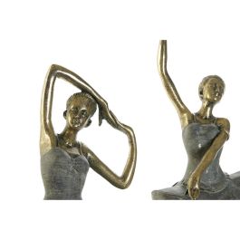 DKD Home Decor Figura Decorativa Glam de Ballet en Resina, Colores Dorado y Gris, 43 x 15 x 10 cm, Juego de 3 Unidades Surtidas DKD Home Decor Figura Decorativa Glam de Ballet en Resina, Colores Dorado y Gris, 43 x 15 x 10 cm, Juego de 3 Unidades Surtidas