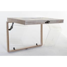DKD Home Decor Tapa Decorativa para Contador Tropical Palmeras, MDF Dorado y Negro, 46.5x31x6 cm (2 Unidades)