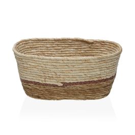Cesta Rectangular Beige Versa 25x16x35 cm - Fibras de maíz, paja y algodón (2 Unidades) Precio: 17.5000001. SKU: B18Z3A3BQE