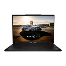 MSI Portatil Stealth 18 Mercedesamg A1Vhg-081Es. 18" Ips-Level Uhd+ (3840X2400) 120Hz. Ultra 9 Processor 185H. Nvidia Geforce Rtx 4080, Gddr6 12Gb. Ddr5 16Gb*2. Win 11 Home Adv. Black