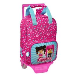 Mochila Escolar con Ruedas Pinypon Azul Rosa 20 x 28 x 8 cm Precio: 18.79000046. SKU: B177M784GT