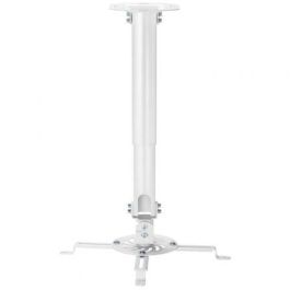 Aisens Soporte Universal Giratorio Inclinable y Extensible para Proyector, Blanco - Compatible con la mayoría de proyectores, Carga Máxima 13.5kg