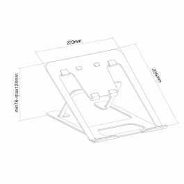 Neomounts Foldable Laptop Stand - Black Neomounts Foldable Laptop Stand - Black