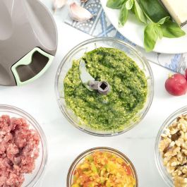 Mini Picadora Manual con Cuerda Spinop InnovaGoods