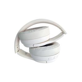 Conceptronic Parris03C Auriculares Inalámbricos Blanco, Bluetooth 5.4, USB-C, con Cable de Audio de 3.5 mm y Estuche de Carga