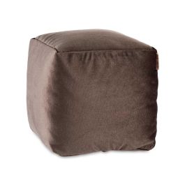 Puff Cuadrado Terciopelo 30X30Cm Gris Giftdecor (4 Unidades) Puff Cuadrado Terciopelo 30X30Cm Gris Giftdecor (4 Unidades)