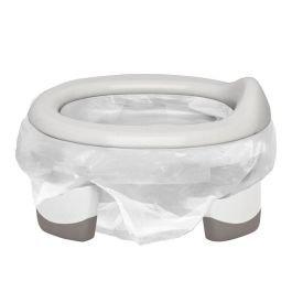 KioKids Reductor WC Plegable para Niños Portátil, Orinal de Aprendizaje para el Baño, Blanco
