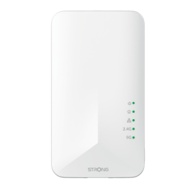 Strong POWERL1000DUOWIFIEUV2 Adaptador de Red PowerLine 1000 Mbit/s con WiFi y Ethernet, Blanco, 2 unidades