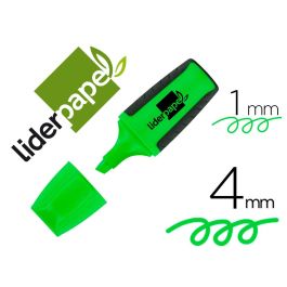 Rotulador Liderpapel Mini Fluorescente Verde 12 unidades