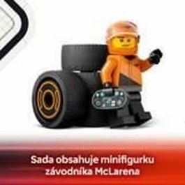 LEGO 60442 Coche de carreras McLaren con piloto de F1 Juguete para niños a partir de 6 años