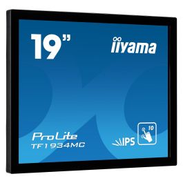 iiyama ProLite TF1934MC-B7X - Monitor táctil profesional de 19" (48.3 cm) SXGA 1280x1024 5:4 IPS, multi-touch, HDMI, DisplayPort, USB, montaje VESA 100x100, Negro Precio: 569.69000022. SKU: B177T3WPZZ
