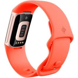 Fitbit Charge 6 Pulsera de Actividad AMOLED GPS NFC Sumergible Coral Seguimiento Frecuencia Cardiaca y Oxígeno en Sangre
