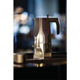 Alessi MT18/1 Ossidiana Cafetera Café Expres Aluminio 1 Taza, Diseñada por Mario Trimarchi Alessi MT18/1 Ossidiana Cafetera Café Expres Aluminio 1 Taza, Diseñada por Mario Trimarchi