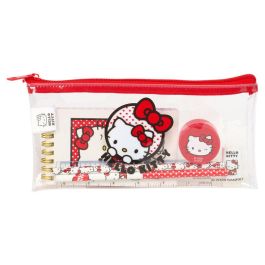 SAFTA Portatodo Actividades Hello Kitty Transparente PVC con Regla, Lápices, Sacapuntas, Goma de borrar y Bloc de Notas Precio: 14.58999971. SKU: B1K5PXVHZC