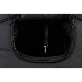 Mochila Canguro Práctica Negra de Poliéster 30x20x34cm, Diseño Ligero y Discreto, Peso Máx. 3.5kg