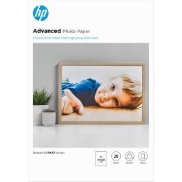 HP Advanced Glossy Photo Paper 20 sht/A3/297 x 420 mm - Papel Fotográfico Brillante para Impresoras Inkjet Precio: 32.69000009. SKU: B13292FKR6