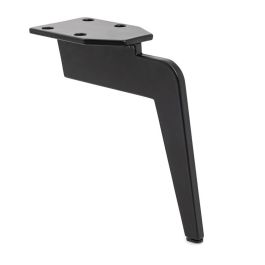 Q&Q Pata de Metal Talia para Sofás y Muebles, 100x70 mm, Altura 170 mm, Acabado Negro Mate Precio: 5.79000004. SKU: B1ETSHTACX