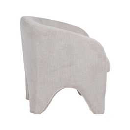 Sillón Beige Tejido Salón 74 X 73 X 75 cm