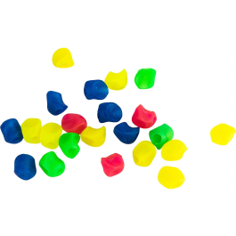 Liderpapel Adaptador Lápiz Educativo para Niños Zurdo y Diestro, Colores Surtidos, Caja de 100 Unidades