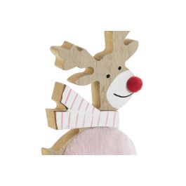 DKD Home Decor Figura Reno Multicolor MDF Poliéster 4 x 16 x 7 cm (12 Unidades)