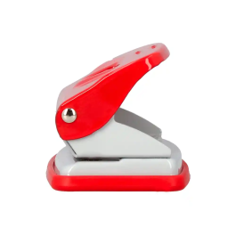 Q-connect KF14216 Taladrador Rojo, Capacidad 10 Hojas, Abertura 1 mm